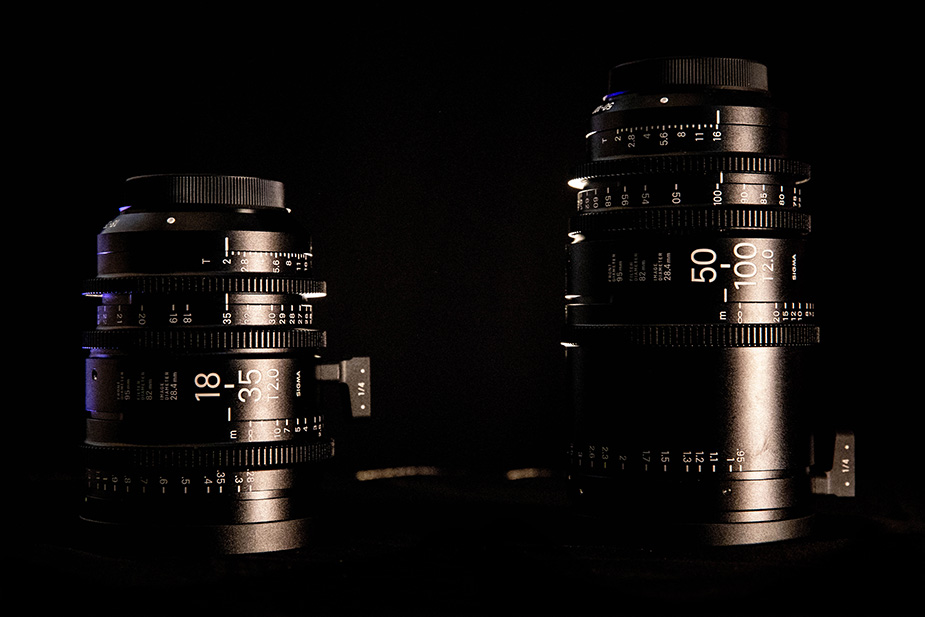 Sigma Cine Lens 18-35mm e 50-100mm T2